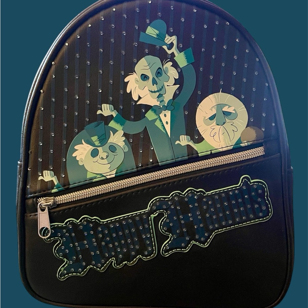Haunted Mansion Black Backpack